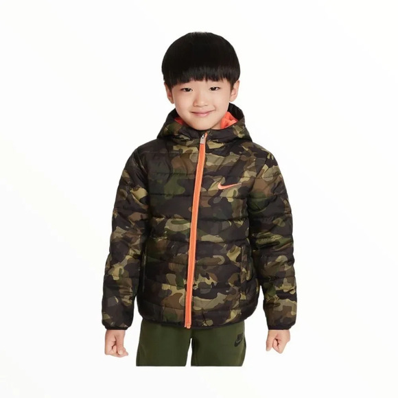 NIKE | Army Camo | FULL-ZIP PUFFER JACKET - Picture 4 of 8